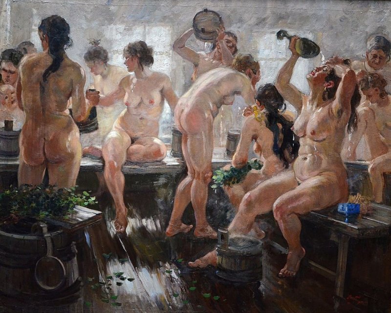 Русская баня картина