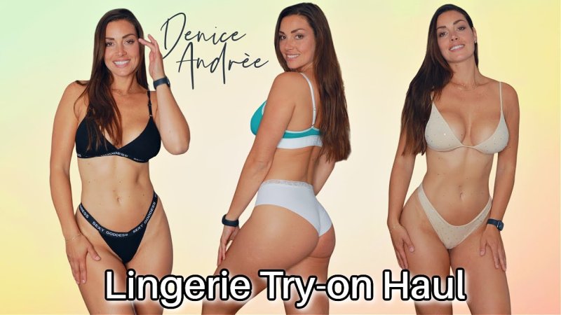 Lingerie try on haul