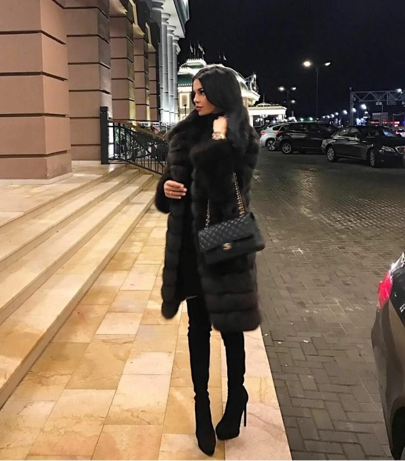 Александра репницкая в шубе