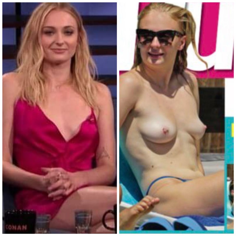 Софи тёрнер nipples