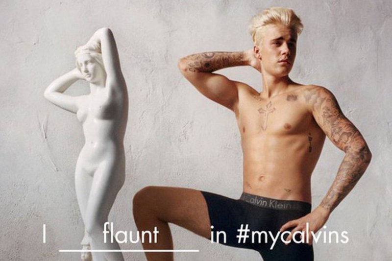 Justin bieber calvin klein