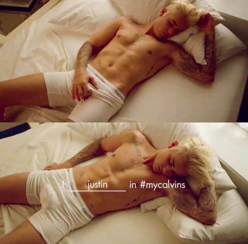 Justin bieber calvin klein