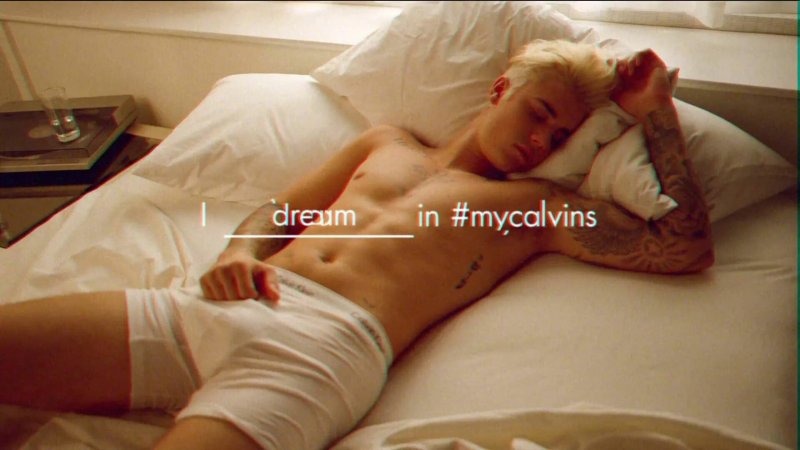 Justin bieber calvin klein