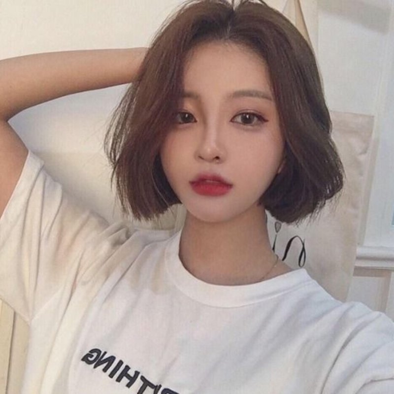Korean ulzzang девушка с каре