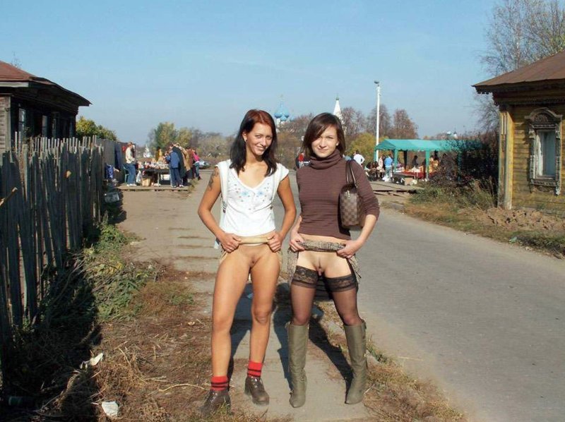 Без трусов в деревне