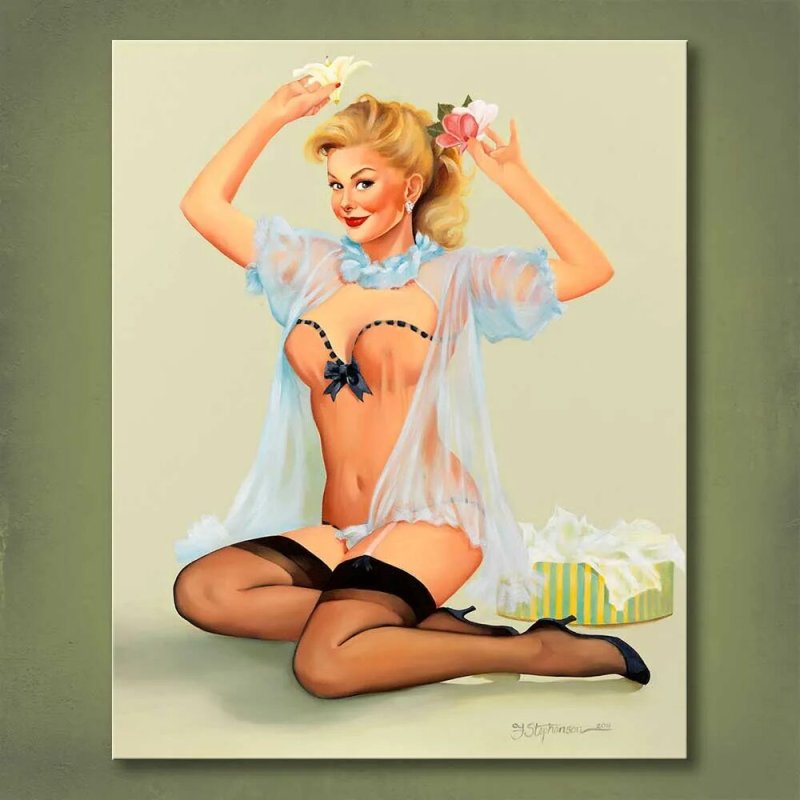 Pin up художник джил элвгрен