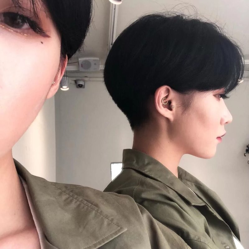 Pixie bob стрижка корея женская томбой