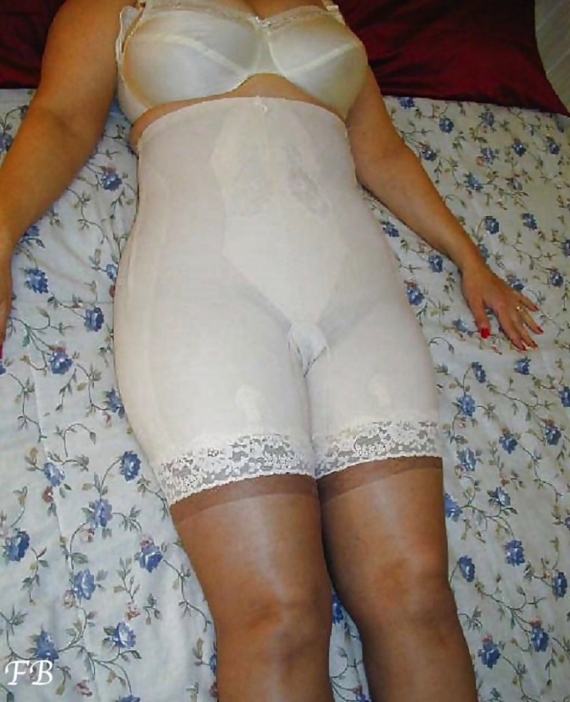 Panty girdle bbw ретро с застежкой между ног