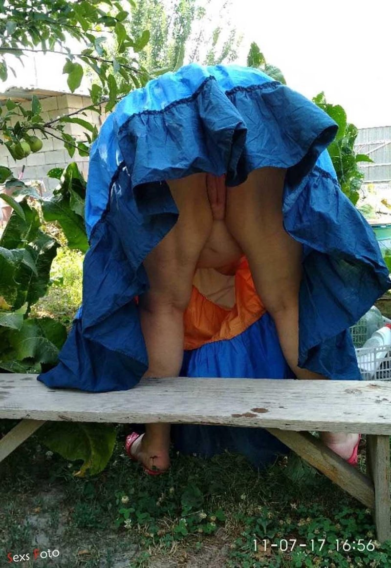Юбка с оборками
