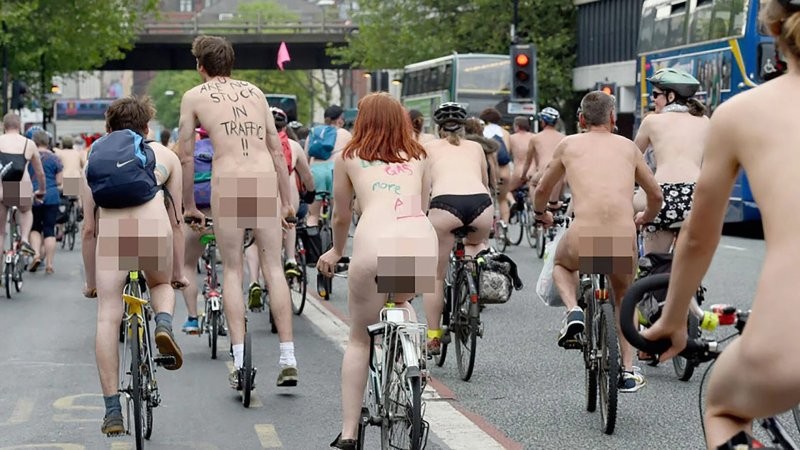 World naked bike ride london