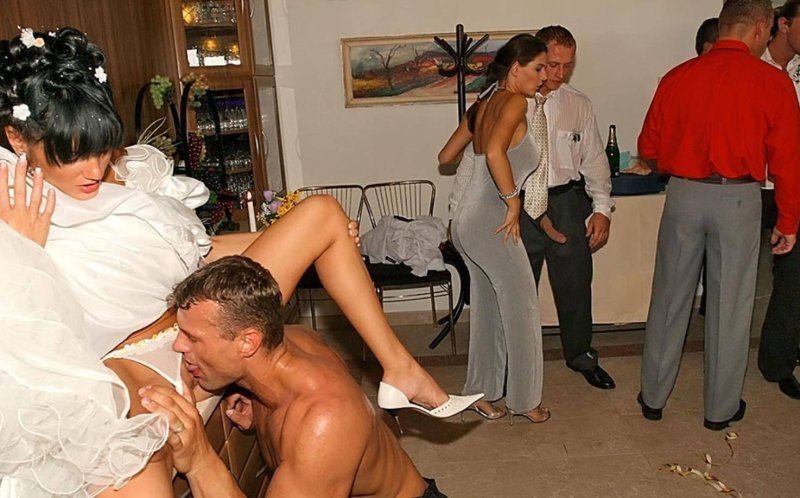 На свадьбе секс